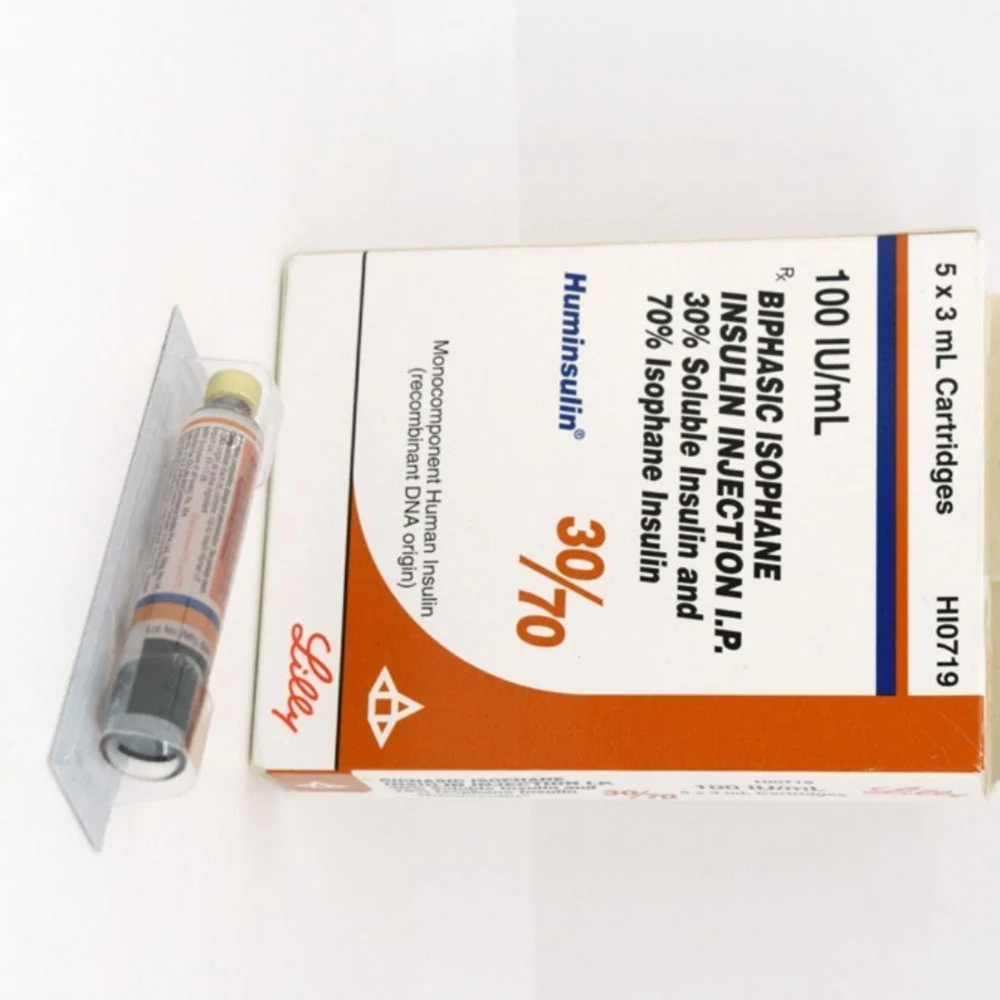 100 IU Huminsulin BIPHASIC ISOPHANE INSULIN I.P. INJECTION