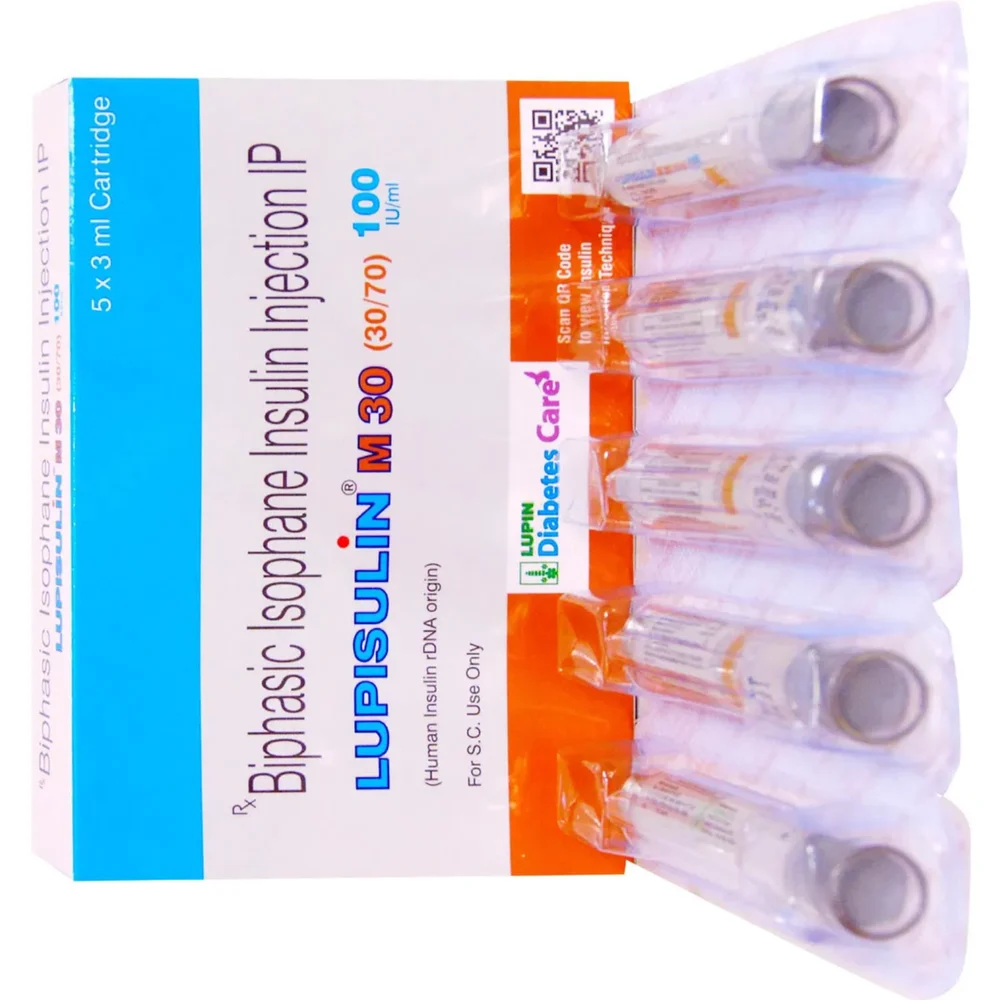 LUPISULIN M 30 Bisphasic Isophane Insulin IP Injection