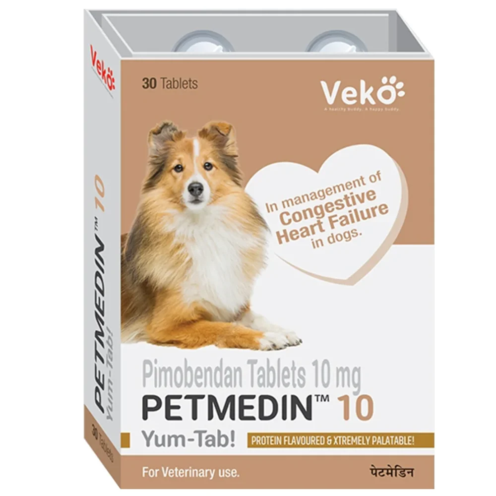 10 mg PETMEDIN 10 Pimobendan Tablets