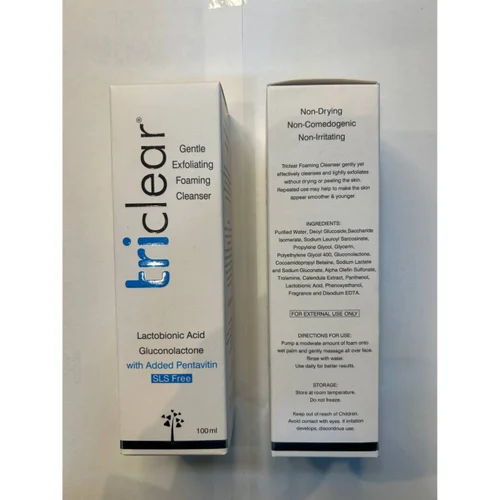 Triclear Gentle Exfoliating Foaming Cleanser