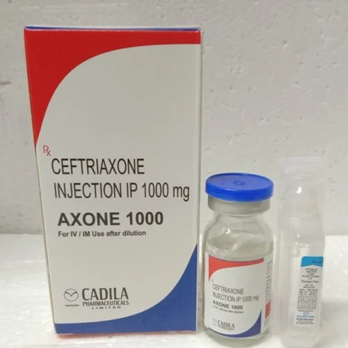 1000 mg AXONE 1000 CEFTRIAXONE IP INJECTION