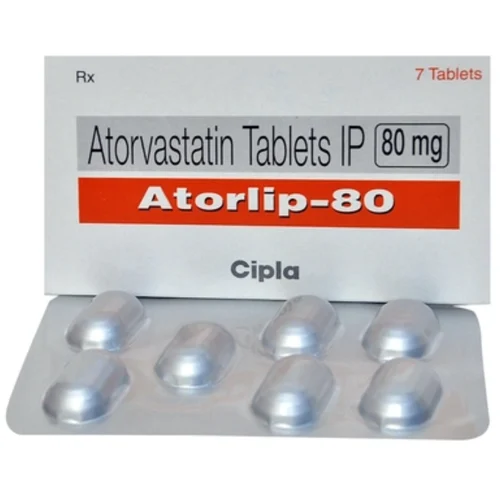 80 mg Atorlip-80 Atorvastatin IP Tablets