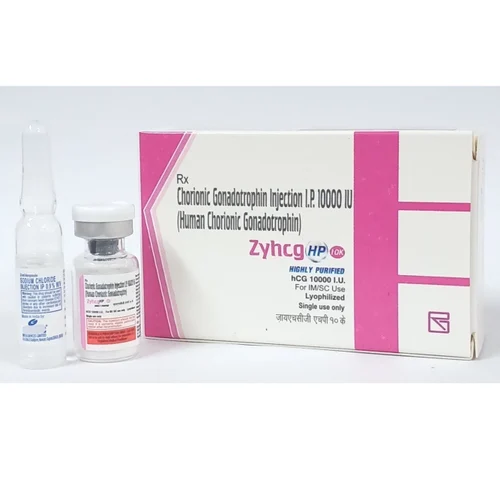 10000 IU Zyhcg HP 10K Chorionic Gonadotrophin I.P. Injection
