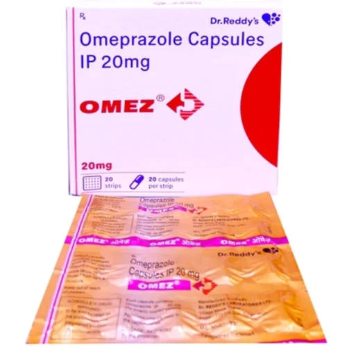 20 mg OMEZ Omeprazole IP Capsules