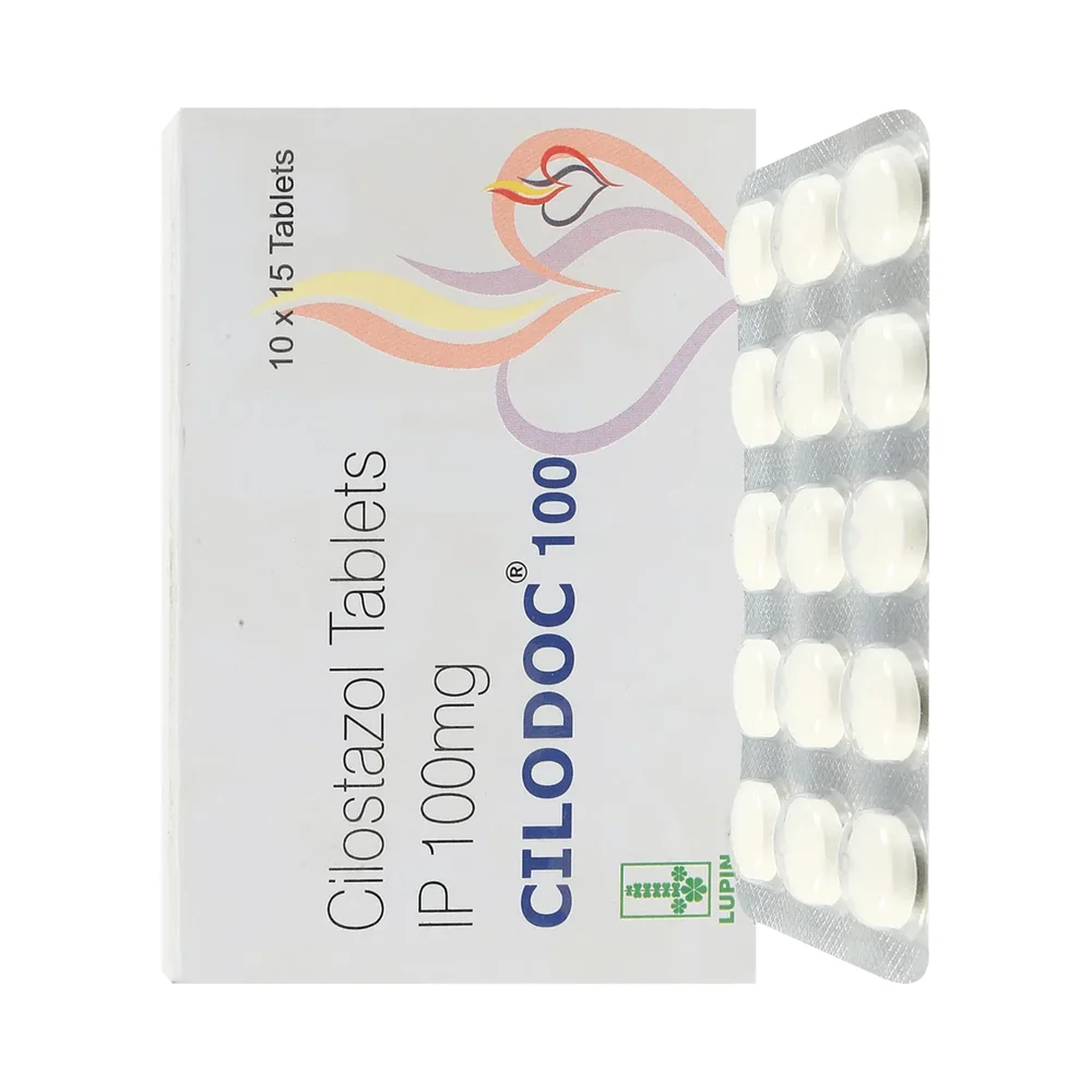 100 mg CILODOC 100 Cilostazol IP Tablets