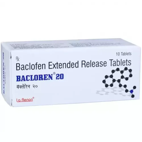 20 mg BACLOREN 20 Baclofen Extended Release Tablets