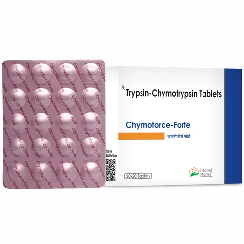 Chymoforce-Forte Trypsin-Chymotrypsin Tablets