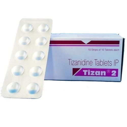 2 mg Tizan 2 Tizanidine IP Tablets