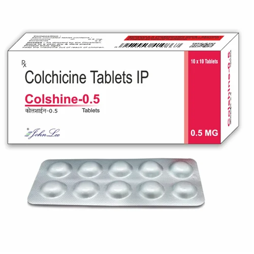 0.5 mg Colshine-0.5 Colchicine IP Tablets