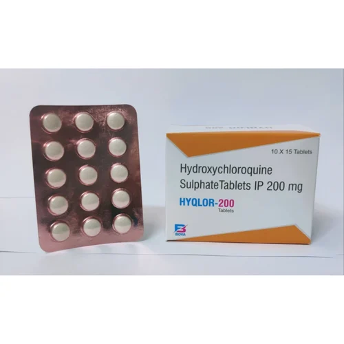 200 mg Hydroxyquine-200 Hydrochloroquine Sulphate IP Tablets