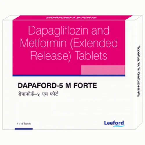 DAPAFORD-5 M FORTE Dapagliflozin And Metformin (Extended Release) Tablets