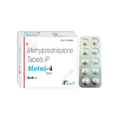 4 mg Metni-4 Methylprednisolone IP Tablets