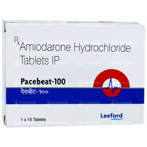 100 mg Pacebeat-100 Amiodarone Hydrochloride IP Tablets