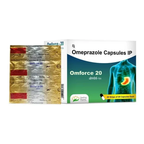 20 Mg Omforce 20 Omeprazole IP Capsules