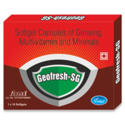 Geofresh-SG Softgel Capsules of Ginseng, Multivitamin and Minerals