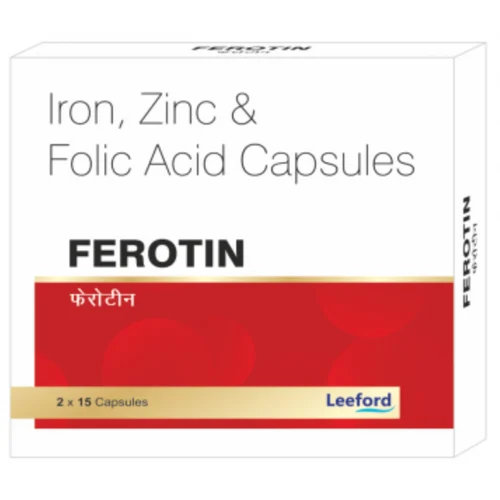 FEROTIN Iron, zinc & Folic Acid Capsules